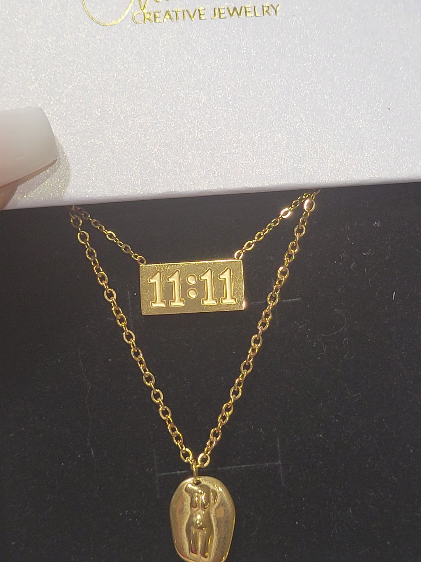11:11 ANGEL NUMBER NECKLACE