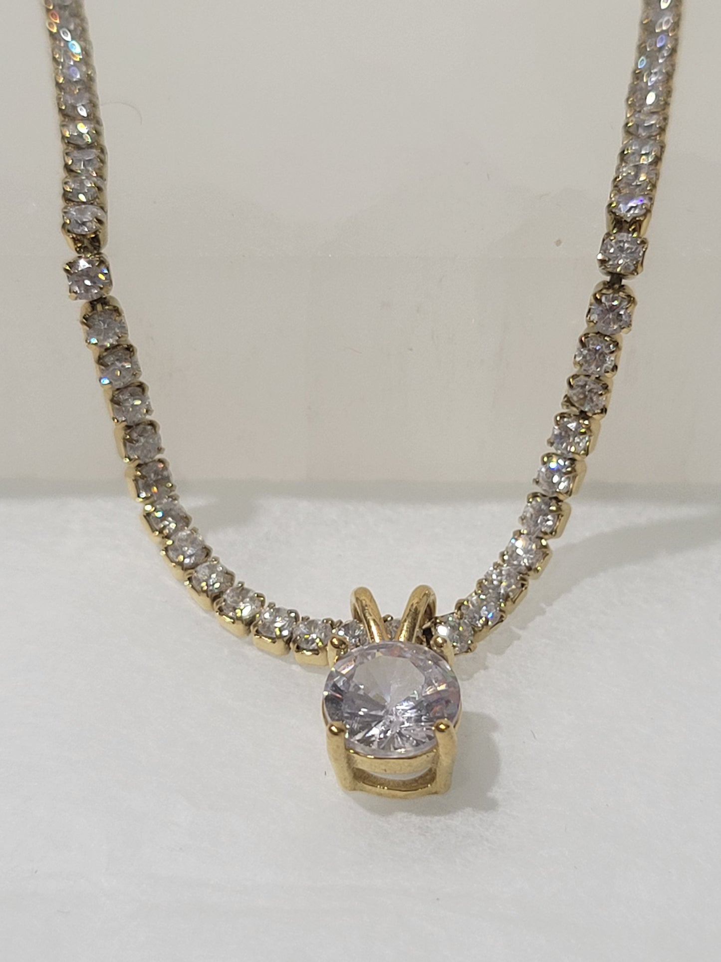 CELENE CZ PENDANT NECKLACE