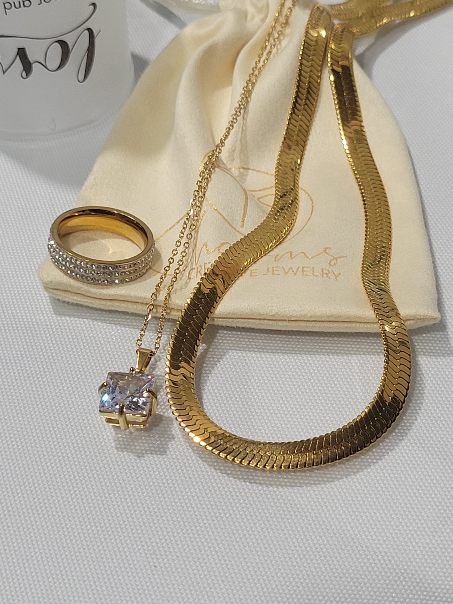 HERRINGBONE SNAKE CHAIN