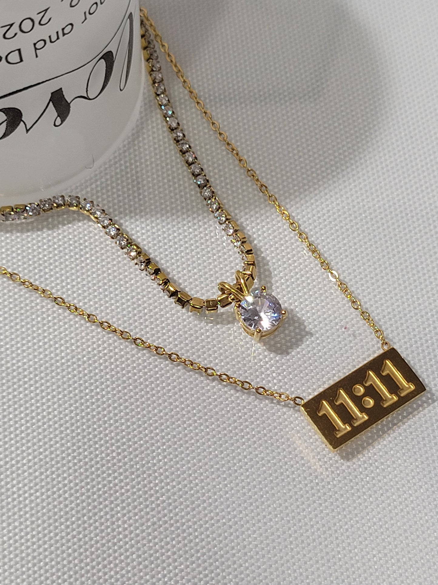 CELENE CZ PENDANT NECKLACE