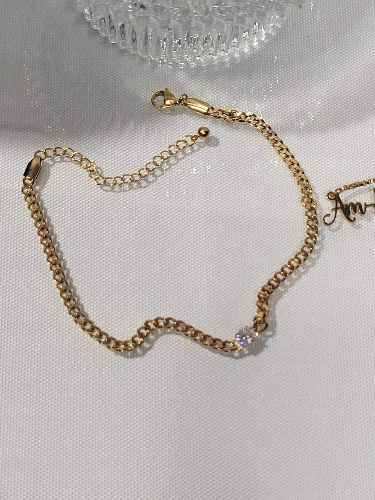 DAINTY CUBAN LINK ANKLET