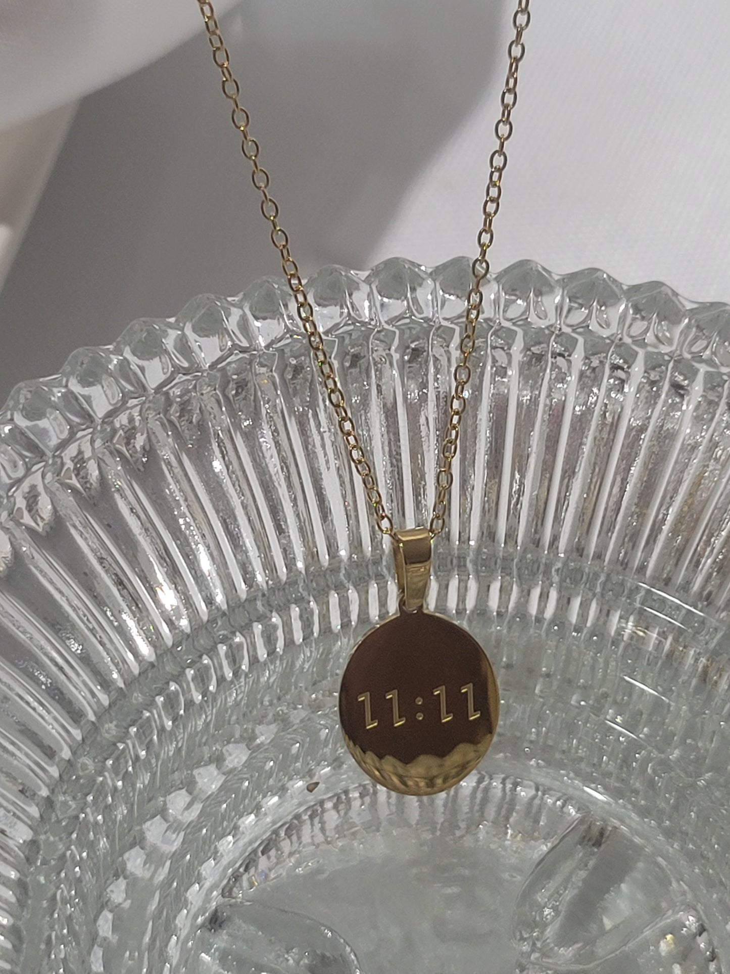 11:11 ANGEL NUMBER 18K GOLD PLATED