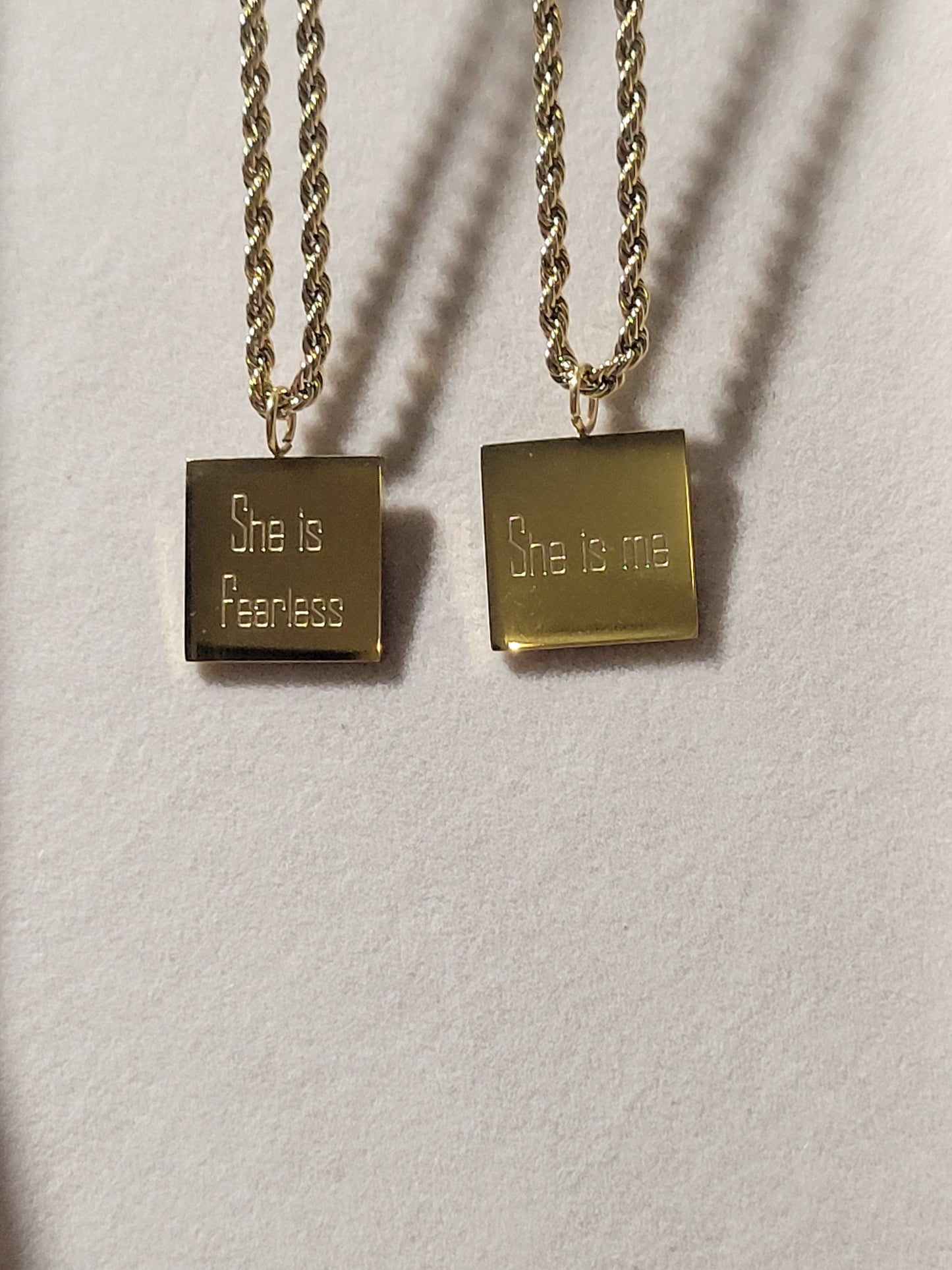 SHE IS FEARLESS NECKLACE