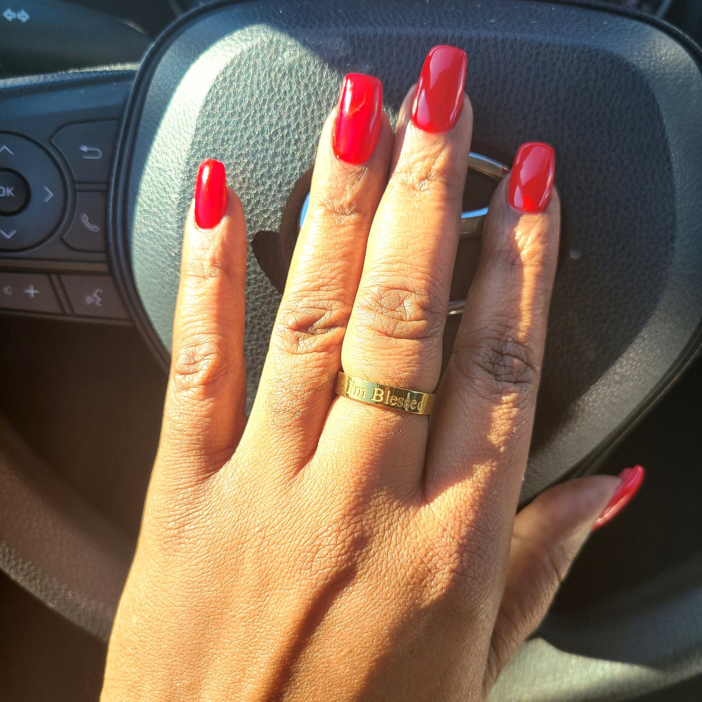 "I'M BLESSED" MINI RING