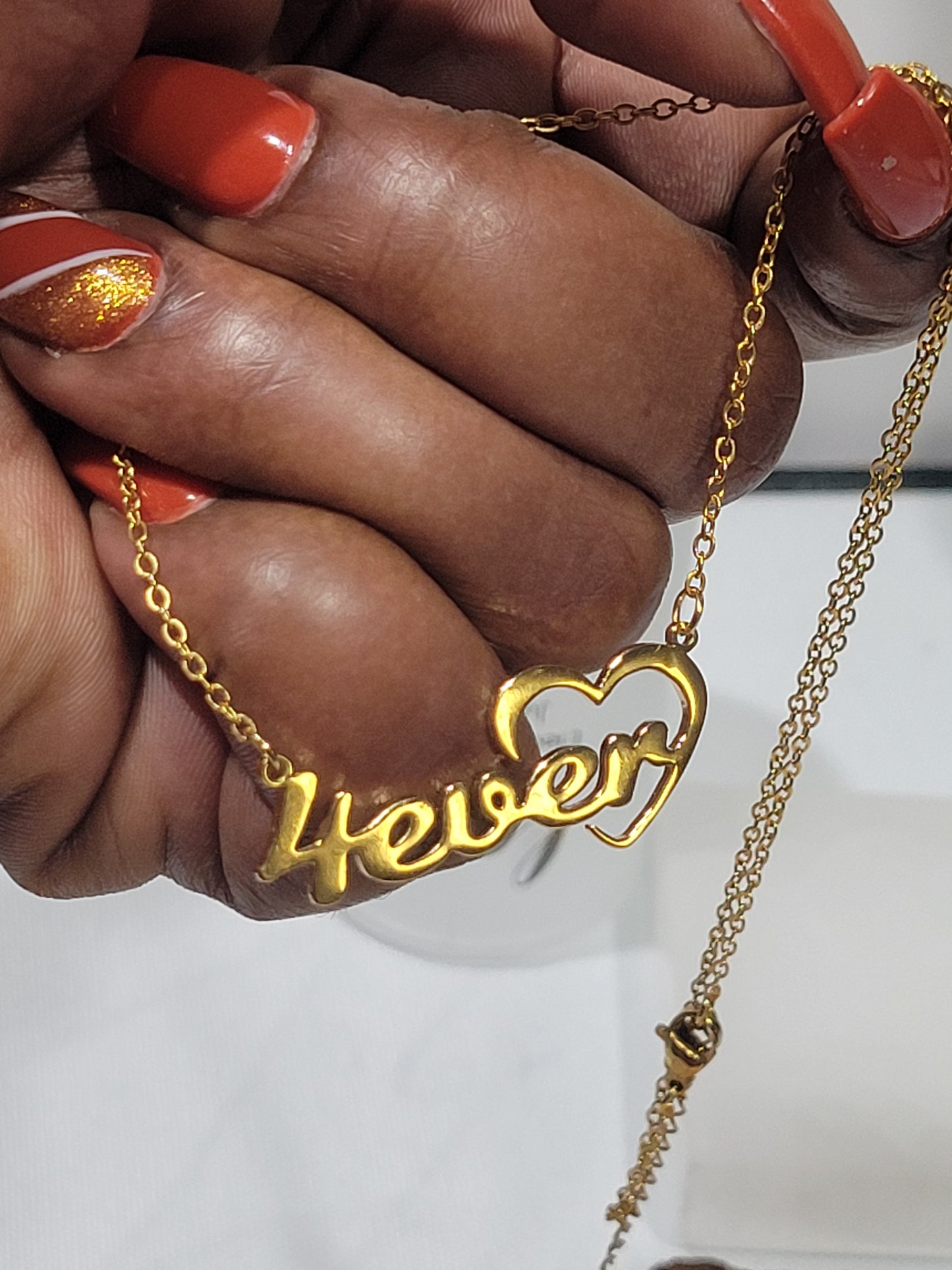 4EVER LOVE CHARM NECKLACE