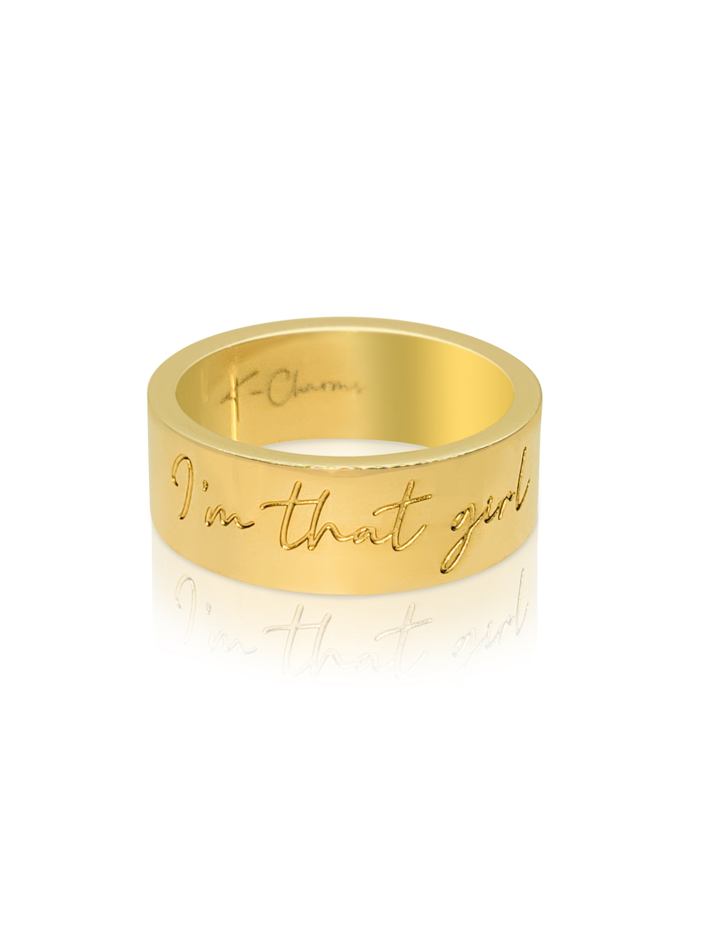 "I’M THAT GIRL" ENGRAVED INSPIRATIONAL RING