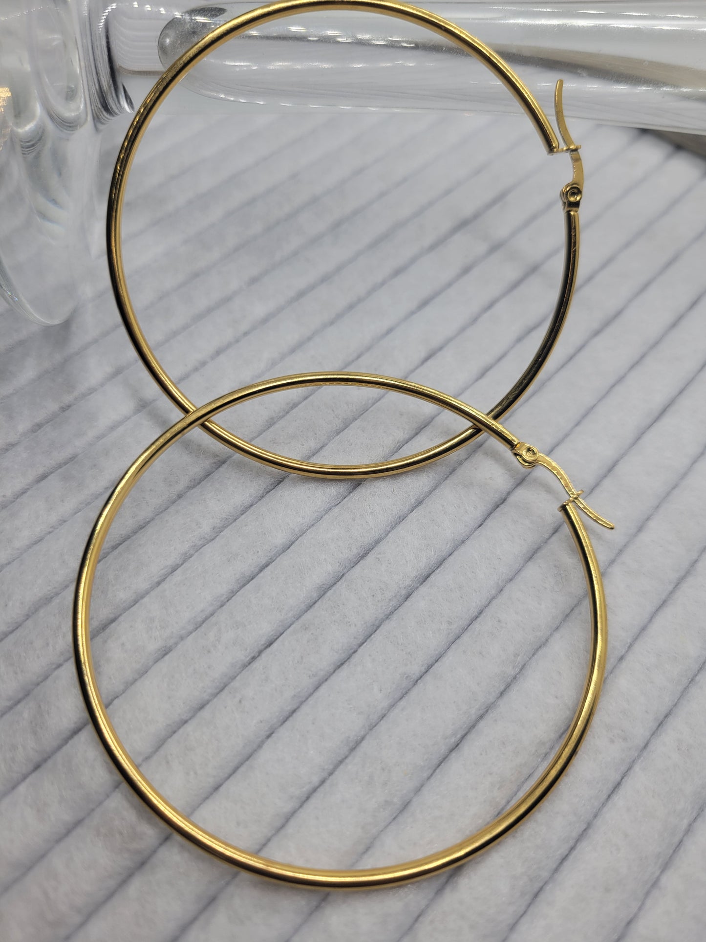 ELLE HOOPS GOLD PLATED