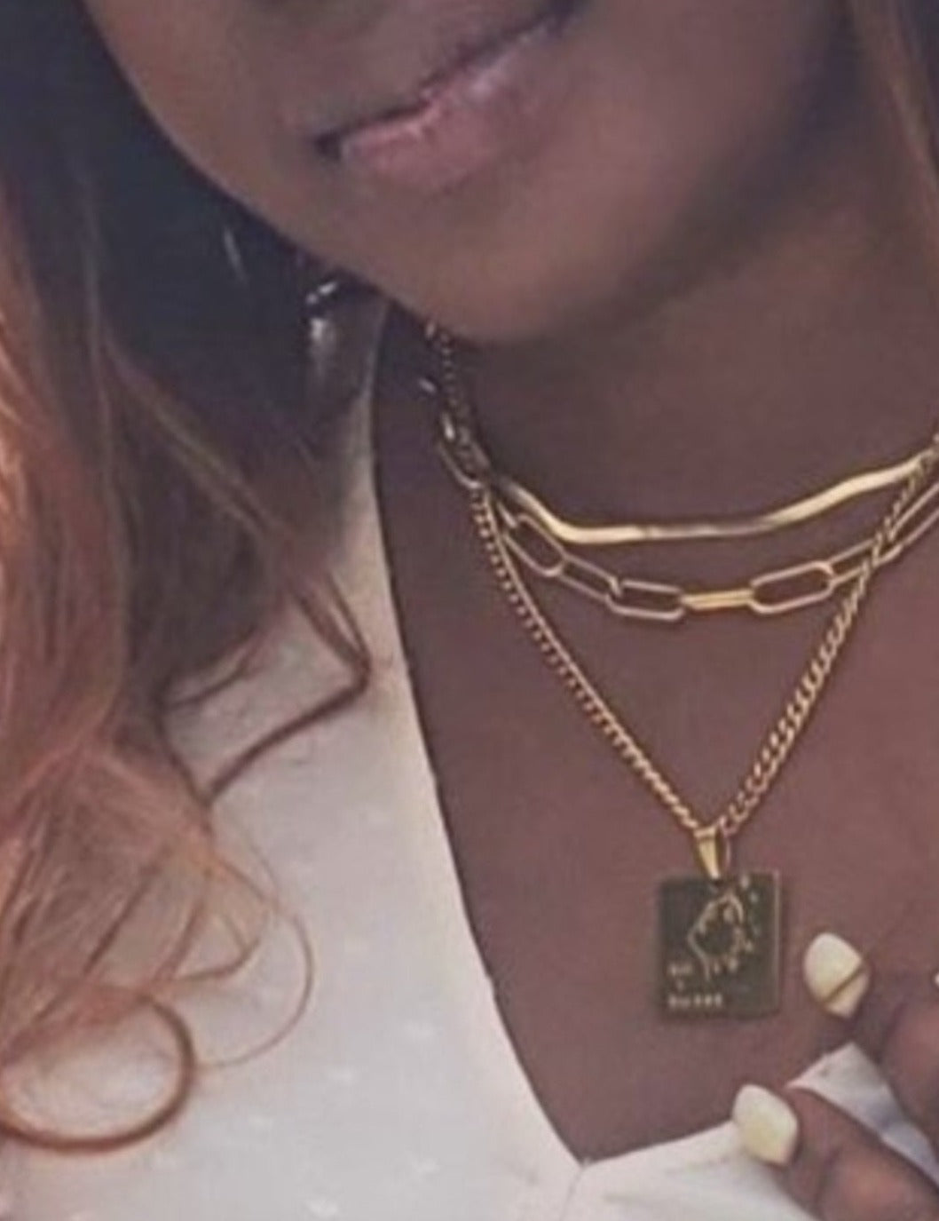 NORA PAPER CLIP NECKLACE