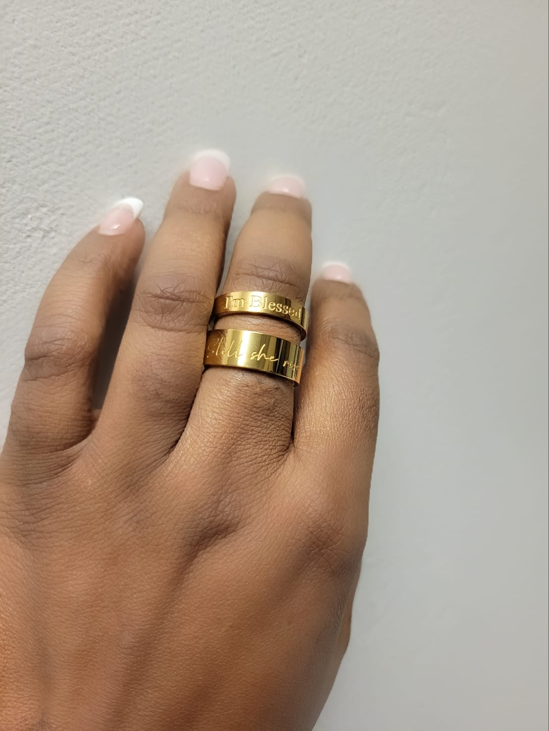 "I'M BLESSED" MINI RING