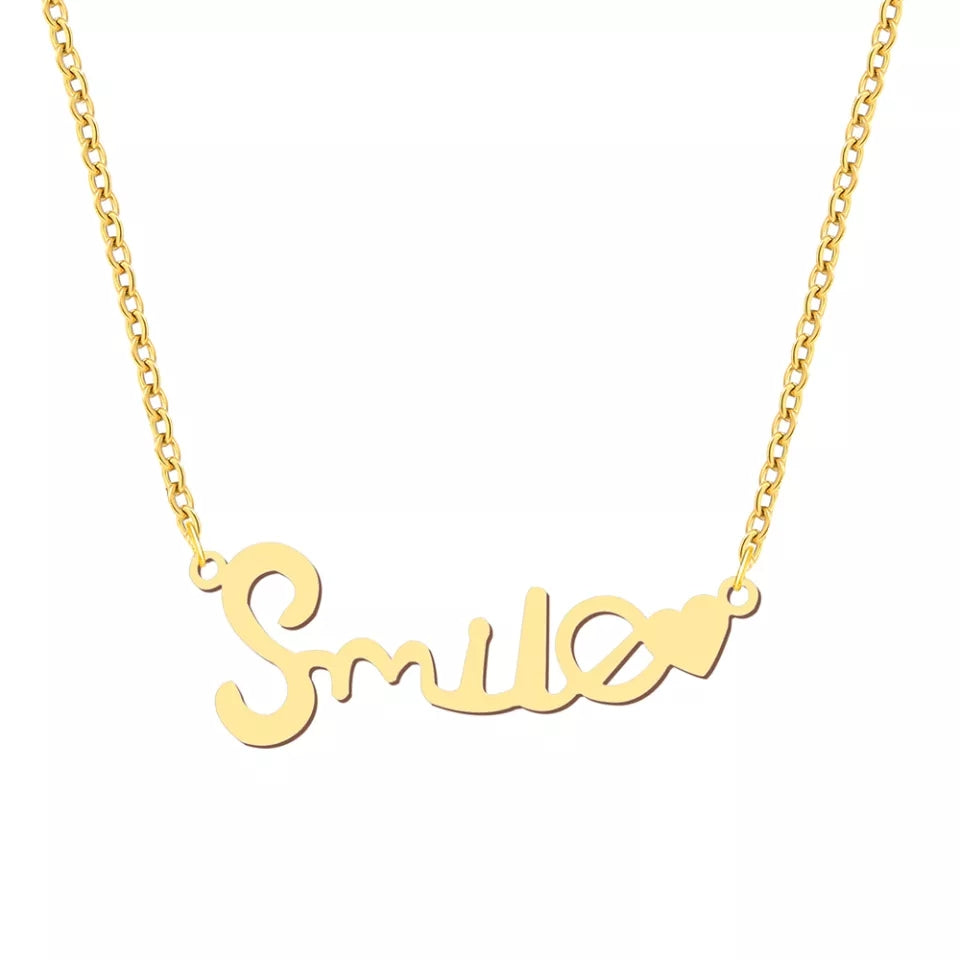 SMILE CHARM NECKLACE