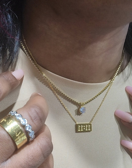 11:11 ANGEL NUMBER NECKLACE