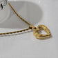 EAGLE HEART PENDANT NECKLACE