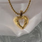 EAGLE HEART PENDANT NECKLACE