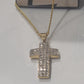 CRYSTAL CROSS NECKLACE