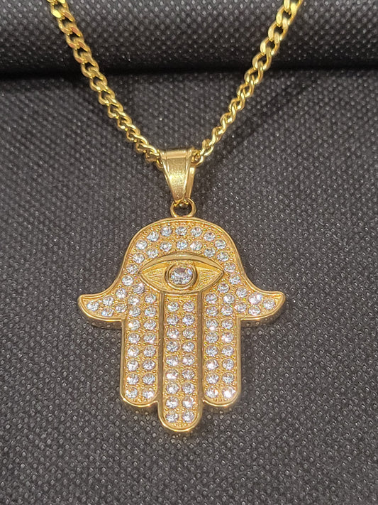 HAMSA PENDANT NECKLACE