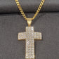 CRYSTAL CROSS NECKLACE