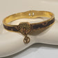 LOUISE V OPEN CUFF BRACELET