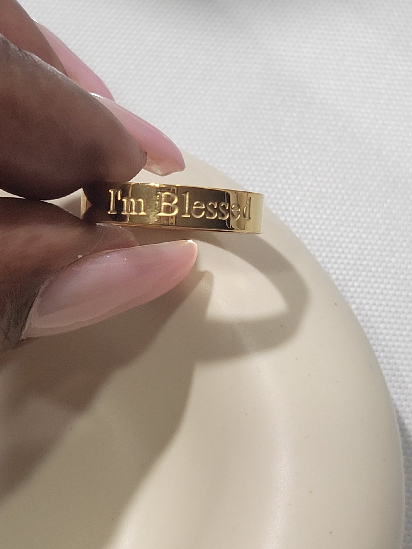 "I'M BLESSED" MINI RING