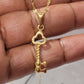 KEY CHARM NECLACE