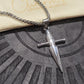 SWORD CROSS STEEL NECKLACE