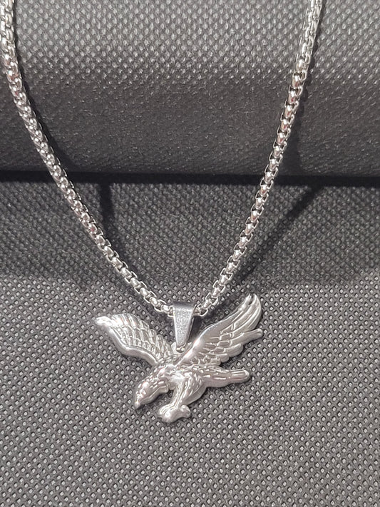 MEN'S EAGLE CHARM NECKLACE