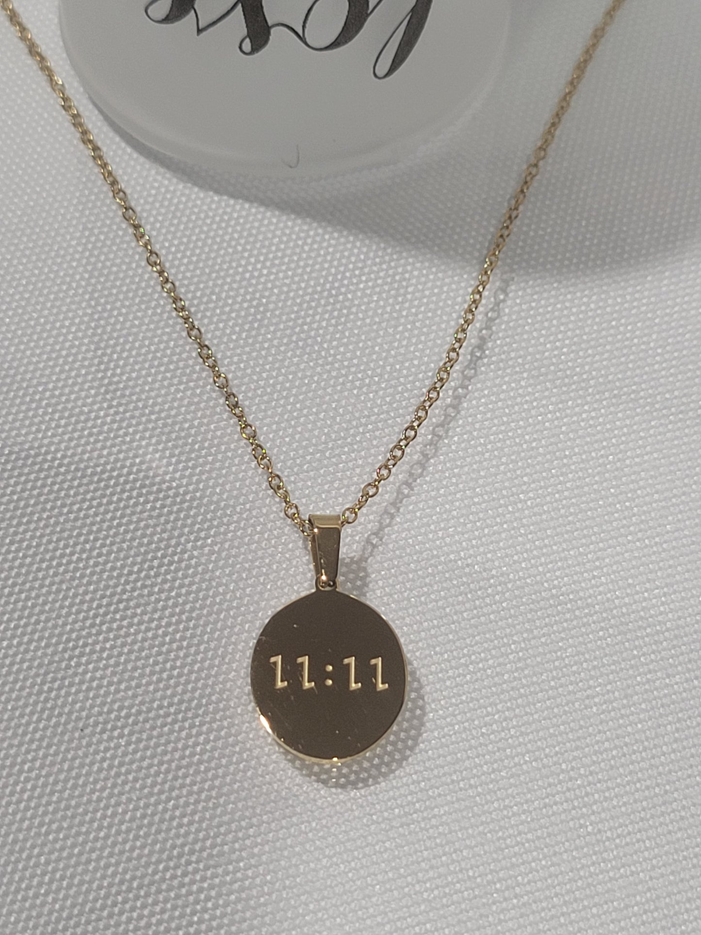 11:11 ANGEL NUMBER 18K GOLD PLATED