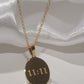 11:11 ANGEL NUMBER 18K GOLD PLATED