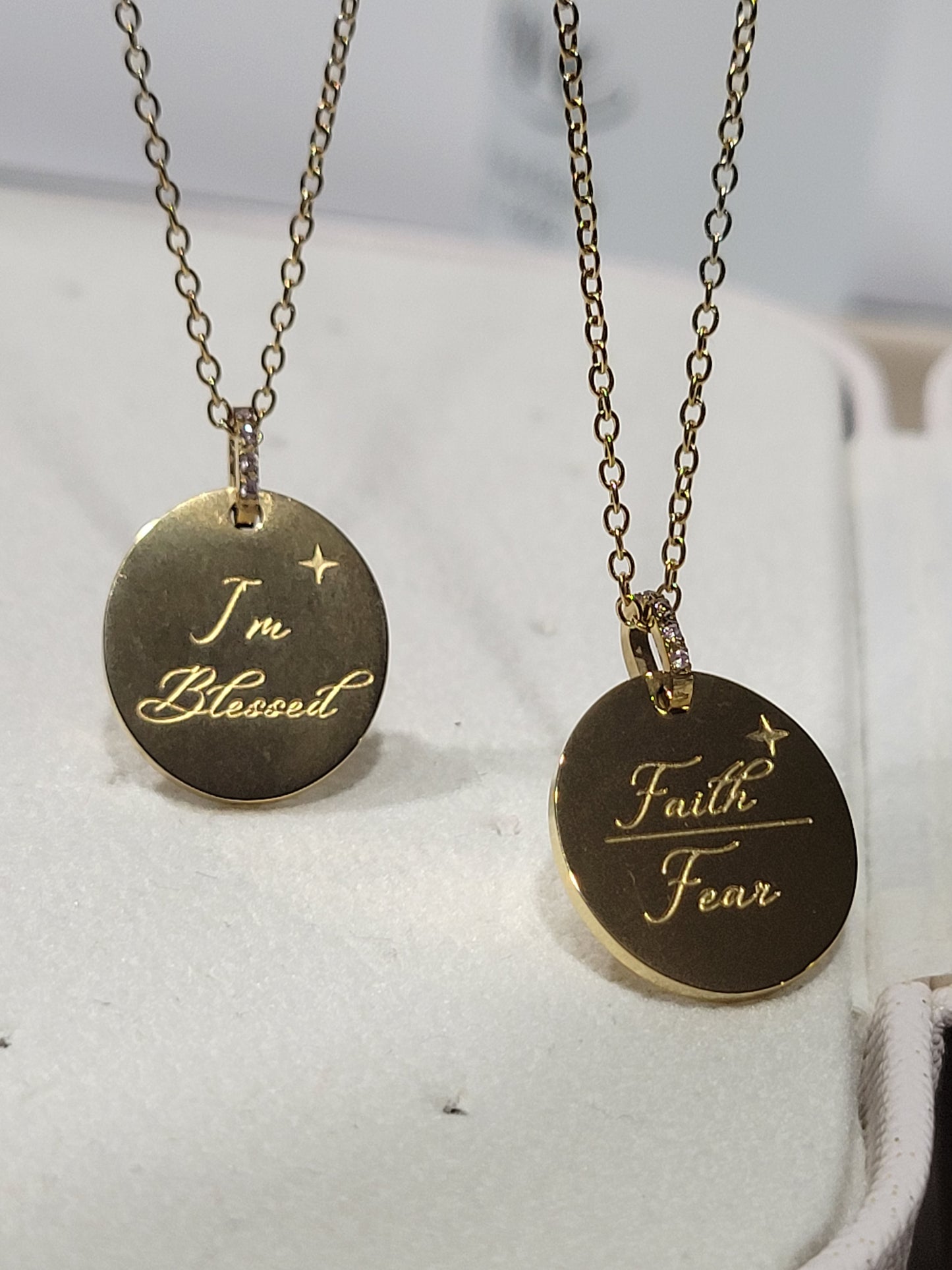 I'M BLESSED AFFRIRMATION NECKLACE