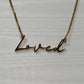 LOVED CHARM NECKLACE