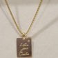 LIFE IS YOUR CREATION NECKLACE
