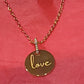 LOVE CHARM PENDANT NECKLACE
