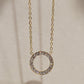 CIRLCE CHARM NECKLACE
