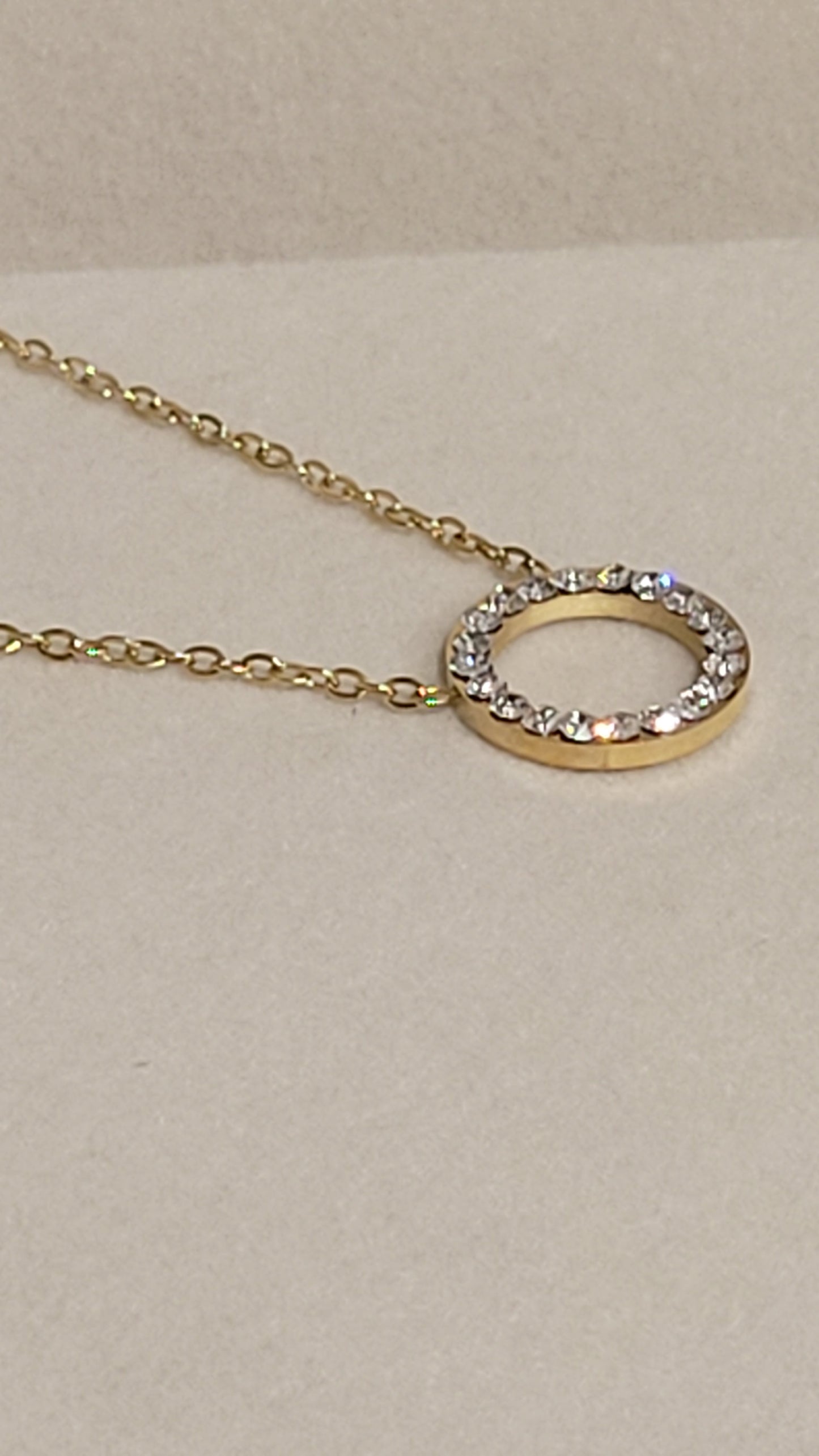 CIRLCE CHARM NECKLACE