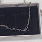 MAMA SIGNATURE SILVER NECKLACE