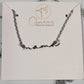 MAMA SIGNATURE SILVER NECKLACE