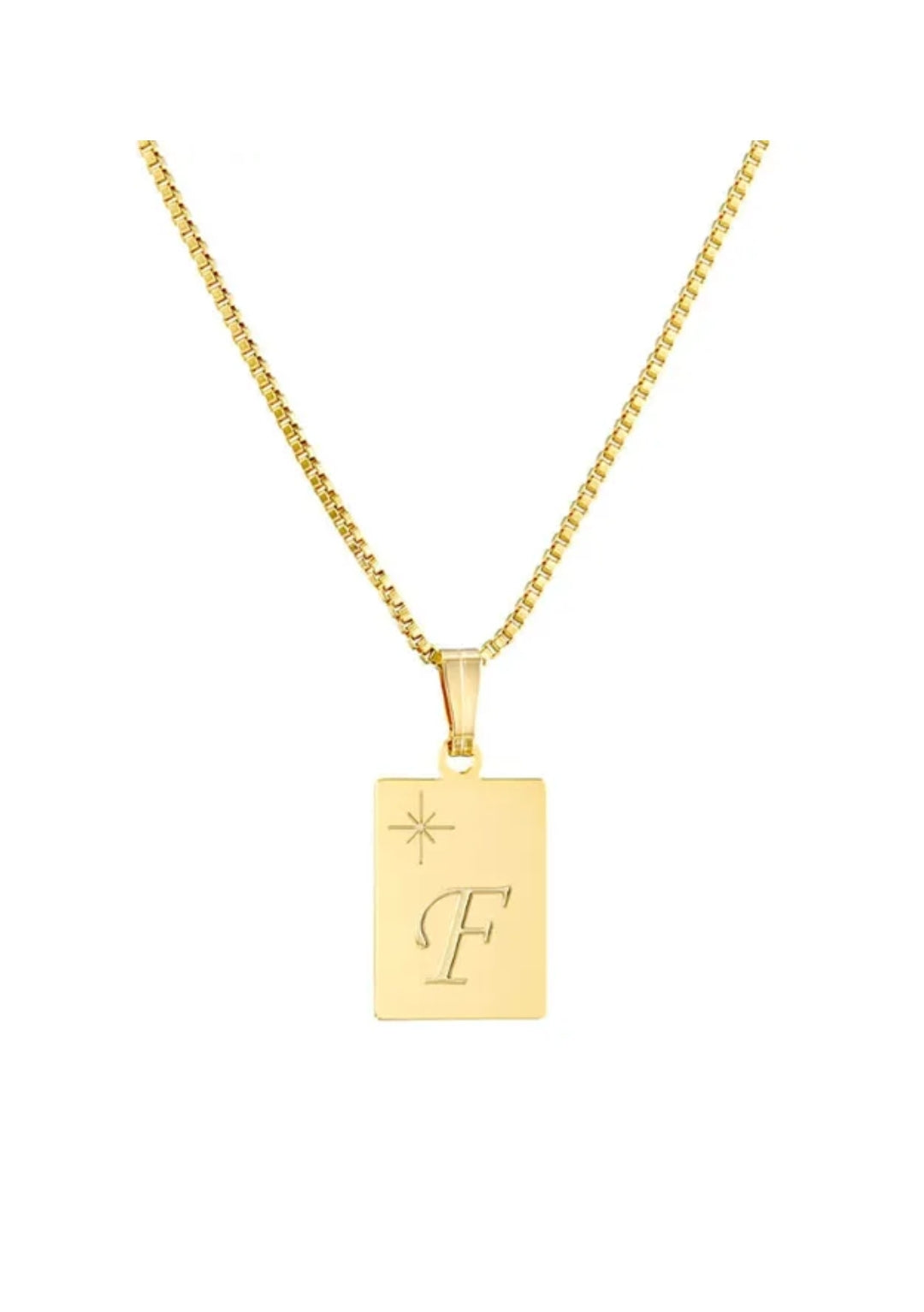 "STILL I RISE" INITIAL  PENDANT NECKLACE