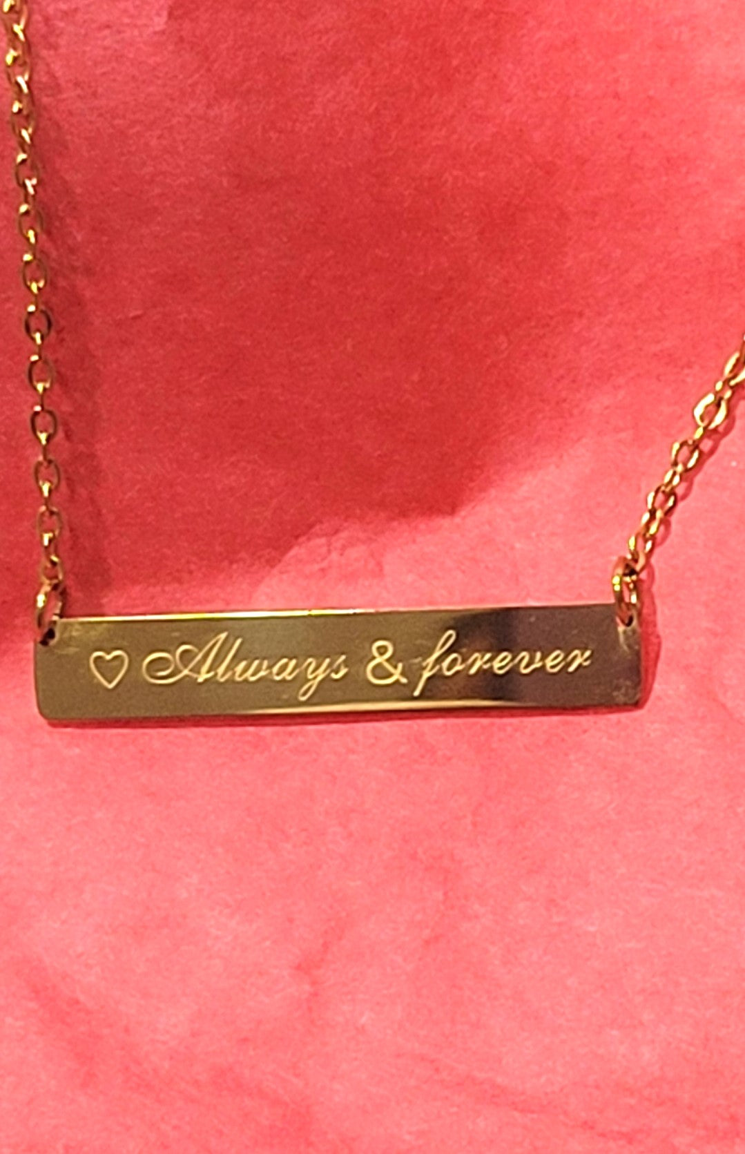 Forever love necklace