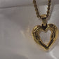 EAGLE HEART PENDANT NECKLACE