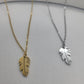 APRIL LEAF NECKLACE
