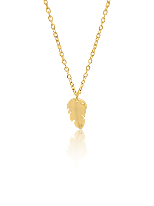 APRIL LEAF NECKLACE