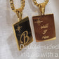 "STILL I RISE" INITIAL  PENDANT NECKLACE