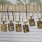 "STILL I RISE" INITIAL  PENDANT NECKLACE