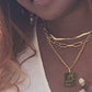 NORA PAPER CLIP NECKLACE