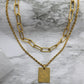 NORA PAPER CLIP NECKLACE