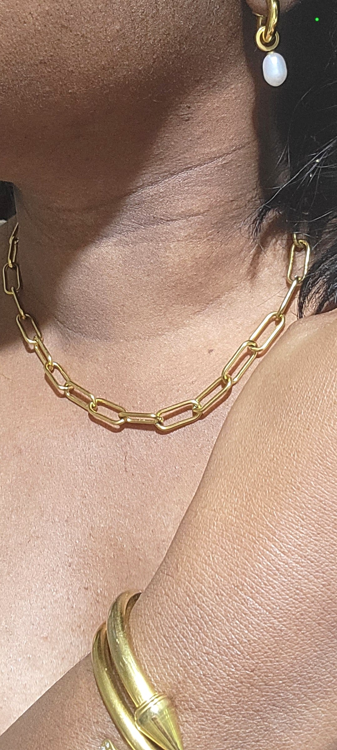 NORA PAPER CLIP NECKLACE
