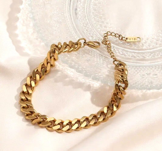 CLASSY CUBAN LINK ANKLETS