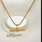 T-CHARMS PENDANT NECKLACE