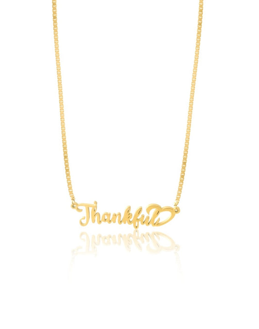 THANKFUL NECKLACE.
