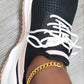 CLASSY CUBAN LINK ANKLETS