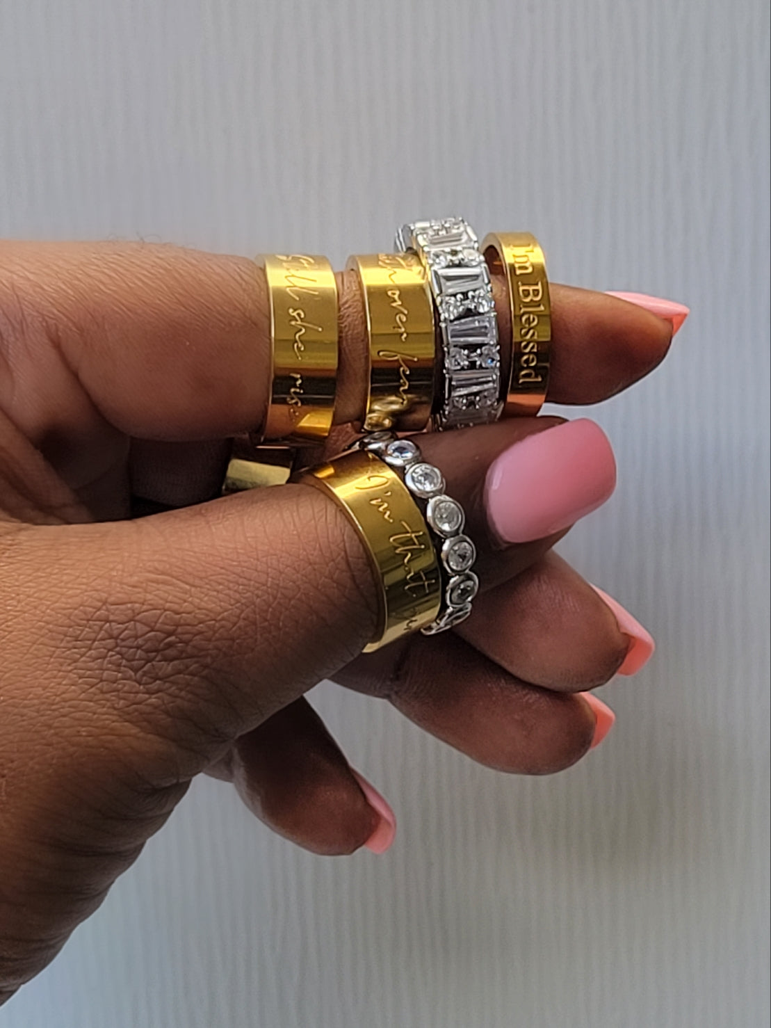 "I'M BLESSED" MINI RING